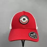 Maryland Terps Black Clover Hat Cap Red SnapBack Golf Baseball Mesh Live Lucky