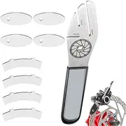 Brake Rotor Alignment Tool,Rotor Truing Fork Disc Brake Alignment Tool - Stainless Steel Repair Gap Regulator Replacement Bike Accessories for Mountain, Scooter & Rider