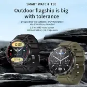 Sports Men Smart Watches Bluetooth Call Fitness Tracker Music Player Wristwatch