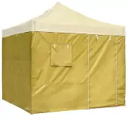 InstaHibit 10x6.5 Ft Pop up Canopy Sidewall Kit Door Window Privacy 4 Pieces