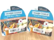 Yankee Candle Wax Melt Tart Singles x 2 Apple Sweet Fig 0.8 Oz Each new