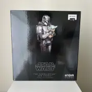 Iron Studios THE MANDALORIAN AND GROGU Art Scale 1/10 Statue NIB