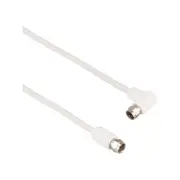 Antsig 2m White Right Angle F Type Male Antenna Cable Accessory