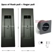 flush pull handle + Finger pull for edge of cavity sliding door MB
