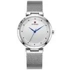 Veile Studios Rd63073l Women's Ultra Thin Mesh Waterproof Watch White glass,mesh