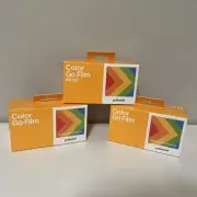 Lot of 3 Polaroid Originals Color Film GO Cameras 48x Pack Prod 12/23 2/24 4/24