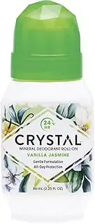 Crystal Essence Mineral Deodorant Roll-on, Vanilla Jasmine, 66ml