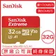 SANDISK 32G EXTREME microSD UHS-I A1 V30 記憶卡 32GB 讀100 寫60【APP下單最高22%點數回饋】