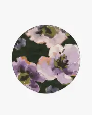 185' Round | Machine Washable Runner Rug | Kid & Pet Friendly | Indoor Rug | Avril Lavender Rug | Ruggable