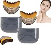 Lymphatic Contour Brush, Lymphatic Drainage Contour Face Brush, Dry Brushing Face Brush, Lymphatic Drainage Massager for Face, Chin & Jawline Sculpting to Fit Relieve Fatigue (2)