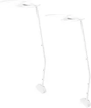 Cabilock Crib Canopy Support Rods 2-Packs Metal Stand Frame for Mosquito Net Crib Canopy Bracket for Newborn Bedding