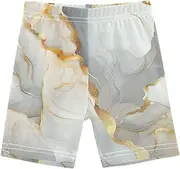 [Caihoyu] Teen Girls Shorts Stretchy Cotton Romper Shorts Swimsuit Under Dress