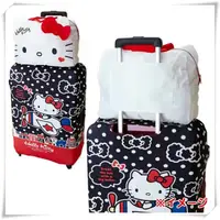 在飛比找蝦皮購物優惠-KITTY/美樂蒂 便攜型旅行袋/摺疊旅行袋/可掛行李箱