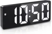 ORIA Digital Alarm Clock, LED Alarm Clock with 6.5inch Large Display, USB Pow...
