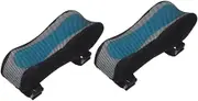 Homoyoyo 2pcs Gaming Chair Armrest Cushion Arm Rest Ergonomic Desk Chair Arm Covers Armrest Chair Covers Support Pads Computer Chair Cushions Shape Padded Covering Polyester (Polyester)