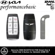 Genuine OEM 95440T6104 FOB Smart Key & Blank key 6 Button for Genesis GV80 23+