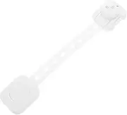 Kisangel Self Adhesive Safety Locks for Drawers Cabinets Refrigerators Doors Easy Install Durable Design White Childproof Locks for Home Safety