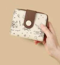 在飛比找樂天市場購物網優惠-錢包女小眾設計女生皮夾高級感銀包錢夾可愛零錢包卡包