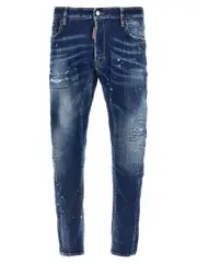 [Dsquared2] Dsquared2-Tidy Biker Jeans Blu-Uomo 48IT Blue
