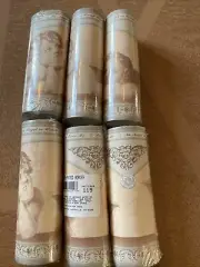 6 Rolls Vtg Guardian Angel Cherub Pre-pasted Wallpaper Border 4 Yds, 5” H USA