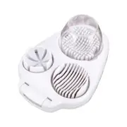 3-Way Egg Cutter Stainless Steel Hard Boiled Eggs Slicer For Kitchen Tools