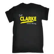 Clarke V1 Lifetime Member - Mens Funny Novelty T-Shirt Tshirts BLACK T Shirt