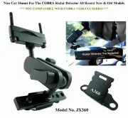 ONE Set Nice Car Mount For The Rear Mirror COBRA Radar Detector New & Old Models