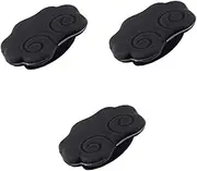 Vaguelly 3pcs Sound Filter Pad Made for Accessories Black for String Instrument Parts