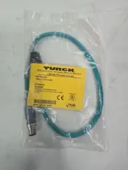 TURCK RSSD-RJ45S-441-0.5M ETHERNET MALE M12 EUROFAST NEW
