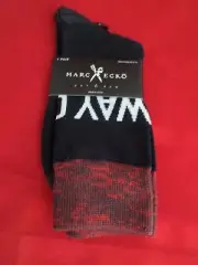1 Pair Large Marc Ecko Cut & Sew Cotton Crew Socks 6-12 Red