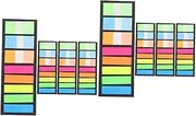 ARTIBETTER 2pcs Colored Transparent Highlight Bookmarks Practical Reading Strips for Easy Annotation Lightweight and Portable Book Accessory for Students and Teachers