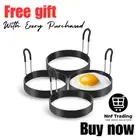 4 Pack Eggs Rings Stainless Steel Egg Cooking Rings, Pancake Mold Kitchen Tools
