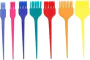 IWOWHERO Hair Dyeing Brush Comb Set Hair Coloring Brush Accessory Scalp Applicator Comb Random Color