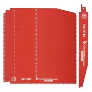 52 Pack 9 Inch 6/12 Tpi Reciprocating Saw Blades for Wood and 9 Inch, Red
