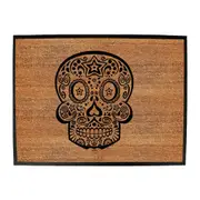 Candy Skull - Funny Novelty Doormat Man Cave Floor mat