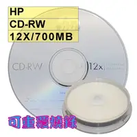 在飛比找蝦皮購物優惠-【臺灣中環製造 國際名牌】10片- HP LOGO CD-R