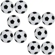 KOMBIUDA 10Pcs Table Soccer Balls Mini Foosball Replacement Balls for Tabletop Football Games Lightweight for Standard Football Tables Bright Colors for Endless
