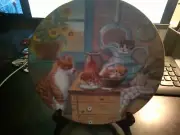 Table Manners Collector Plate By Gre Gerardi Country Kitties Collection