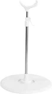 ERINGOGO 1Pc Adjustable Doll Display Stand Metal Bracket Holder for Figures Stainless Steel Plastic Base for Organizing Dolls and Enhancing Playtime Interaction