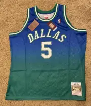 1994-95 Mitchell & Ness Dallas Mavericks Jason Kidd Hardwood Classics Jersey S
