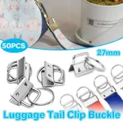 50X 27MM DIY Craft Key Fob Keychain Hardware With Plier Wristlets Tail Clip Gift