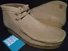 CLARKS COLLECTION SHACRE BOOT WALLABEES DARK SAND SUEDE GUM TAN 261594387075 8.5