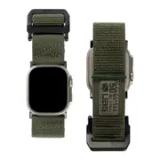 Urban Armour Gear Active Strap Band For Apple Watch 49/45/44/42mm Foliage Green
