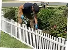 ZP19056 No Dig Roger Rabbit Garden Fence (3 Pack), White