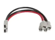 Anderson Plug Double Adapter Y Splitter Cable Lead 8 AWG / 8 B&S 12 Volt Direct