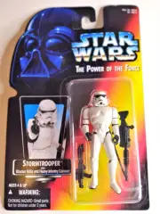 1995 Kenner Star Wars Power of the Force Stormtrooper Red Card Action Figure