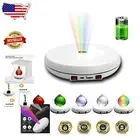 360-Degree LED Rotating Display Turntable - Perfect for Jewelry & Collectibles