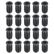 50Pcs Threaded Inserts, M6-1x20 Nut Threaded Inserts for Wood Working Tools