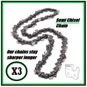 Chainsaw Chain Suit Greenworks 20077 2007207AU 40v Cordless 16" Bar (3 x Chains)