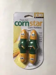 Joie Corn Star Corn on the Cob Holders 2 Pairs New